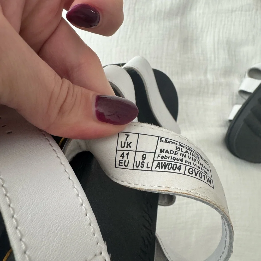 Dr. Martens White Sandals - Picture 3 of 3